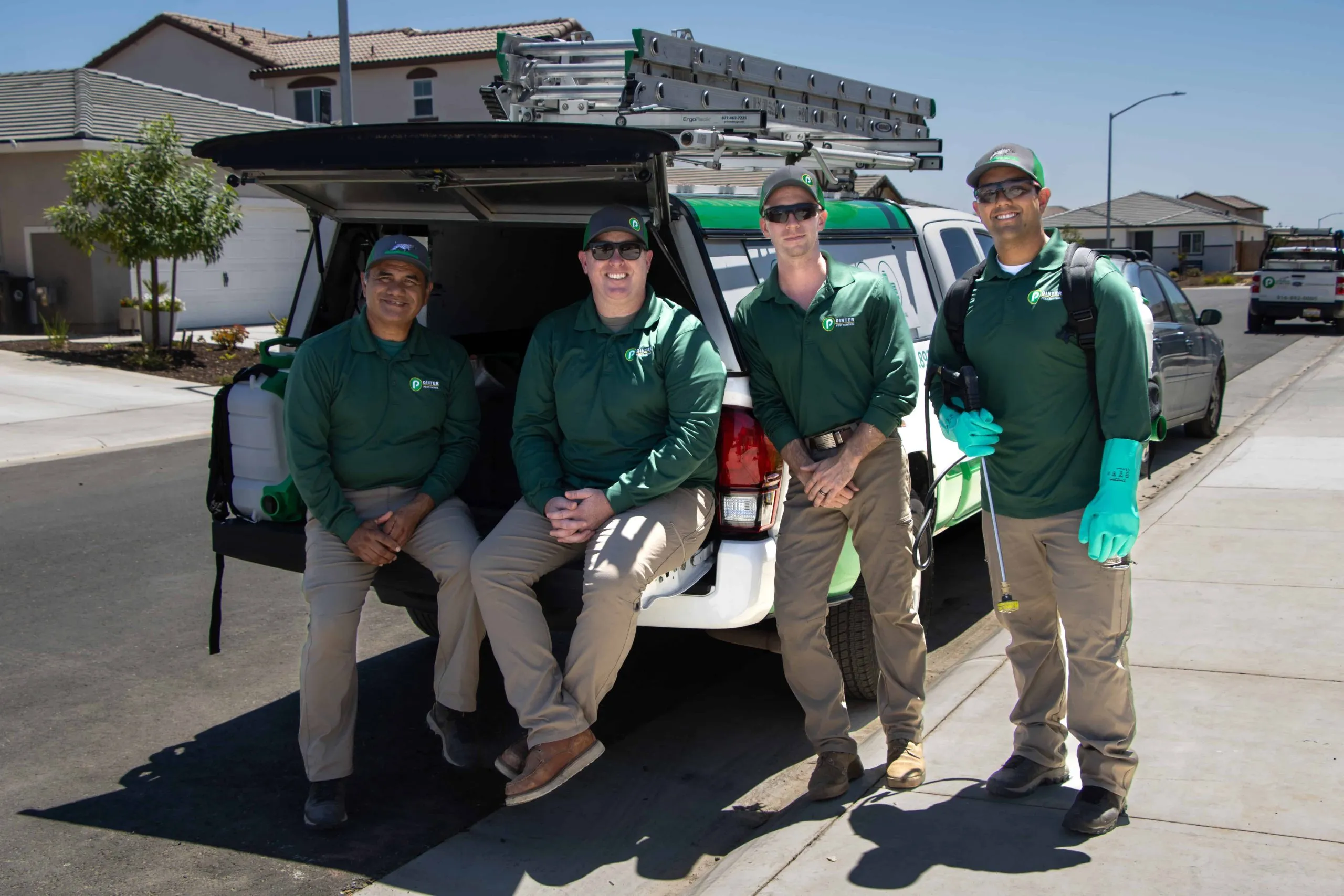 Pointer Pest Control service vehicle